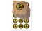 May Contain Deadly Gas Mask Fart Temporary Tattoo Water Resistant Fake Body Art Set Collection (1 Sheet)